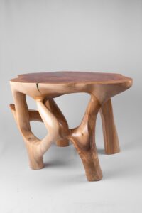 Domus, Sculptural Coffee Table Carved From Solid Wood, gallery view 7