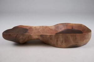 Solid Wood Bathroom Sink, Basin, Contemporary Design, Walnut, Carved, Logniture, gallery view 9