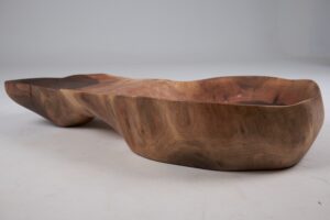 Solid Wood Bathroom Sink, Basin, Contemporary Design, Walnut, Carved, Logniture, gallery view 12
