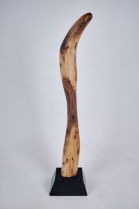 Still Stand Abstract Wood Sculpture, main view