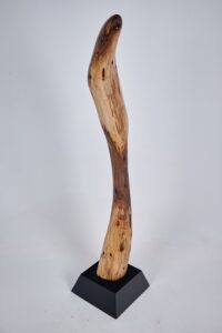 Still Stand Abstract Wood Sculpture, gallery view 9
