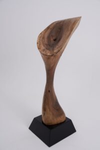 Still Stand Abstract Wood Sculpture, main view