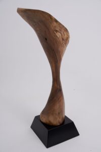 Still Stand Abstract Wood Sculpture, gallery view 8