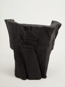 Jownik, Charred Sculptural Armchair – Primitive Form, gallery view 10