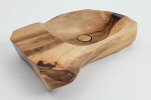 Banik, Organic Sculpted Wood Sink - Carved From Solid Wood, gallery view 15