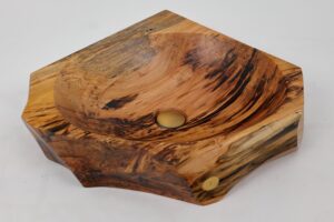 Banik, Organic Sculpted Wood Sink - Carved From Solid Wood, main view