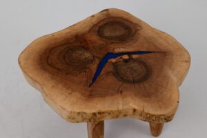 Live Edge Coffee Table, Log Furnitue, Walnut, Epoxy, gallery view 13