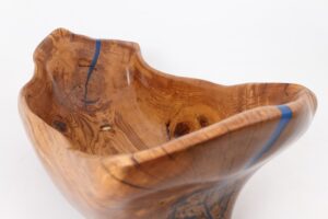 Live Edge Bathtub Carved from Single Piece of Wood, Fully Functional, gallery view 9