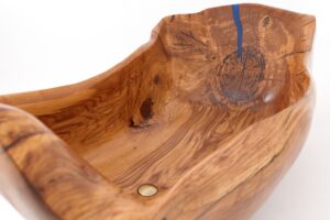 Live Edge Bathtub Carved from Single Piece of Wood, Fully Functional, gallery view 17