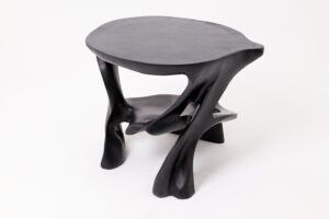 Sculptural Coffee Table, Solid Wood, Contemporary Design, Handmade, gallery view 4