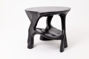 Sculptural Coffee Table, Solid Wood, Contemporary Design, Handmade, gallery view 6