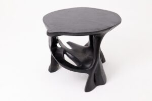 Sculptural Coffee Table, Solid Wood, Contemporary Design, Handmade, gallery view 8