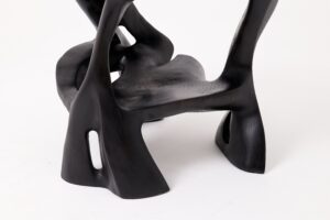 Sculptural Coffee Table, Solid Wood, Contemporary Design, Handmade, gallery view 10