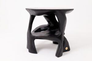 Sculptural Coffee Table, Solid Wood, Contemporary Design, Handmade, gallery view 11