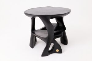 Sculptural Coffee Table, Solid Wood, Contemporary Design, Handmade, gallery view 15