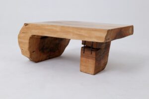 Side Table, Organic, Live-Edge, Walnut, Rustic, Minimalist Handmade, gallery view 2
