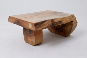 Side Table, Organic, Live-Edge, Walnut, Rustic, Minimalist Handmade, gallery view 8